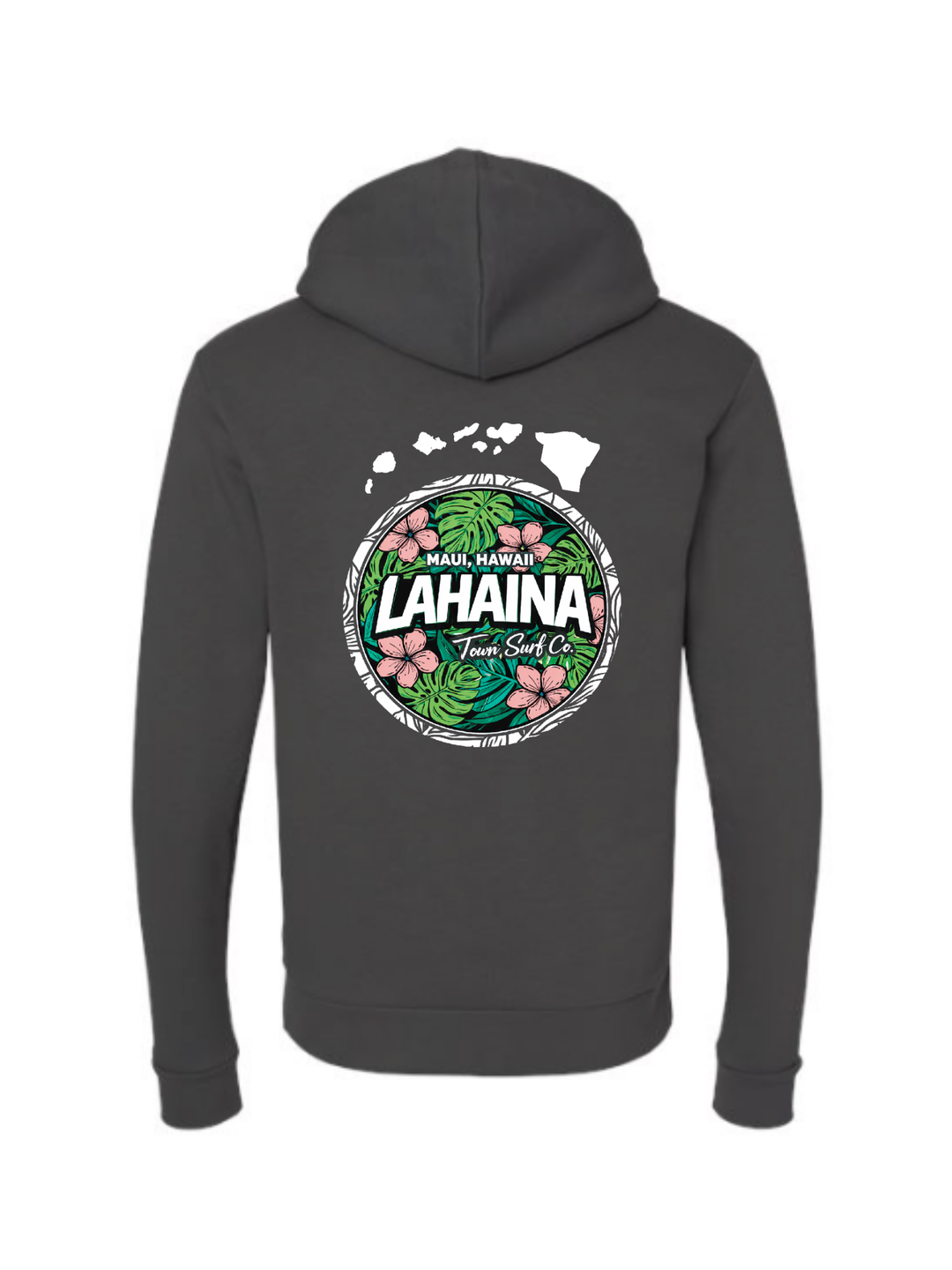 Lahaina Town Floral Hoodie