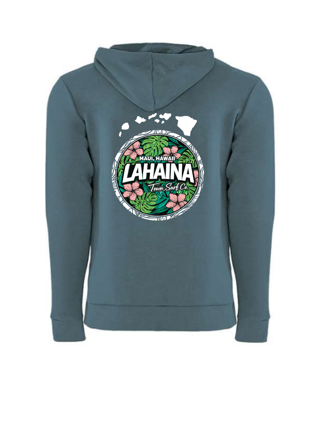 Lahaina Town Floral Hoodie